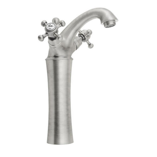 ANTEA Waschtischarmatur, hoch, mit Ablaufgarniturgarnitur, Höhe 245mm, Nickel