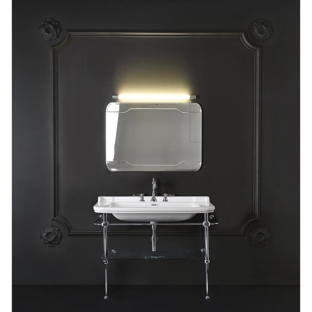 WALDORF Keramik-Waschtisch 120x55cm, 3 Armaturlöcher, weiß