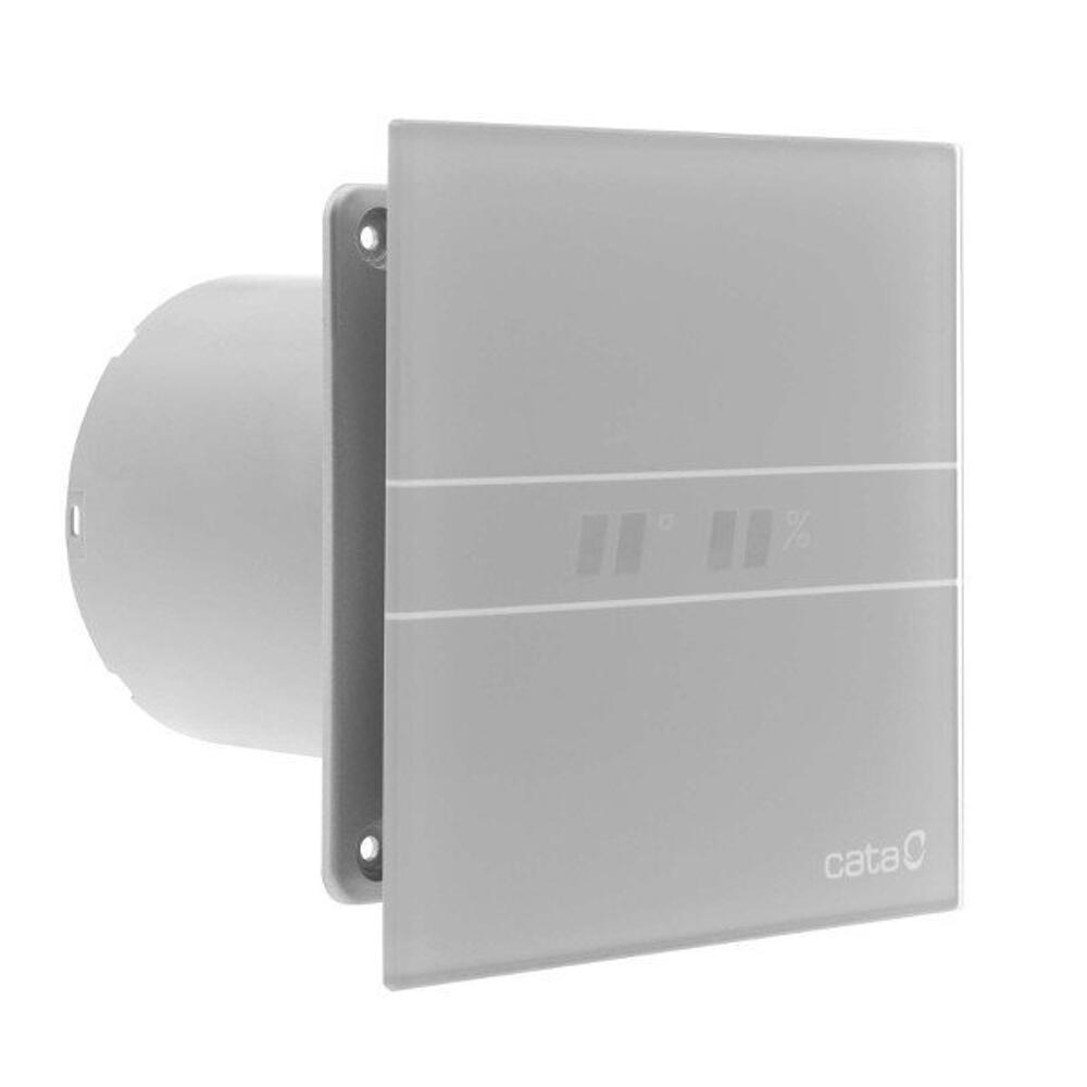 E-100 GTH axial Badventilator mit Automat, 8W, Rohrleitung 100mm, silber