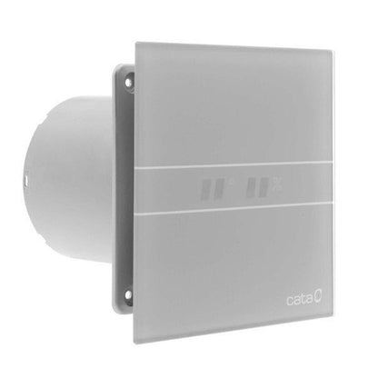 E-100 GTH axial Badventilator mit Automat, 8W, Rohrleitung 100mm, silber