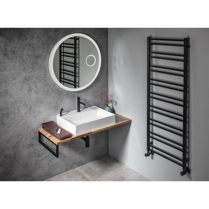 METRO DOS Badheizkörper 550x1430 mm, 500W,Schwarz matt