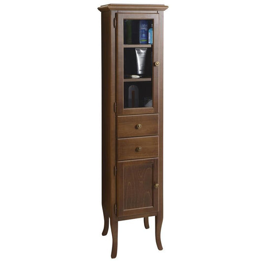 RETRO Hoher schrank 40x170x36cm, Buche, links