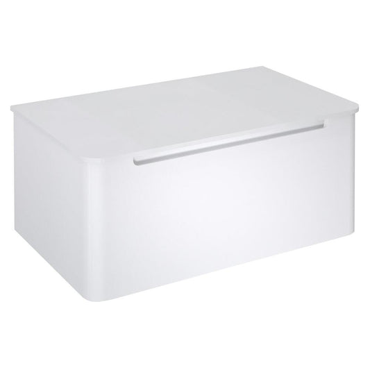 KERALA Unterschrank 80x35x47,5cm, 1x Schublade, weiß glänzend