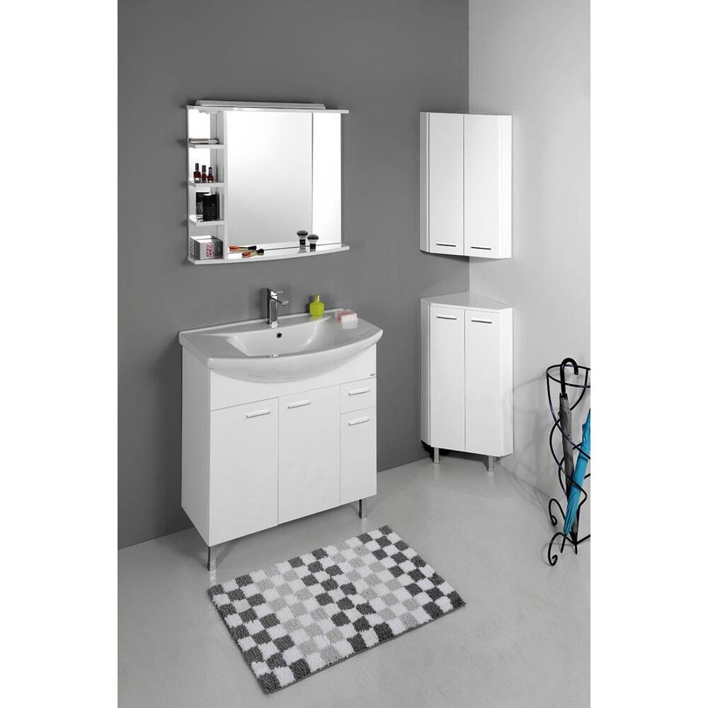 ZOJA/KERAMIA FRESH Eckschrank 35x78x35cm, weiß
