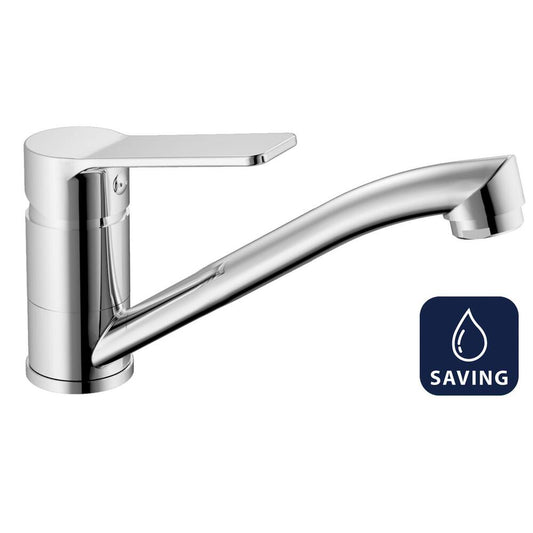 SINTRA Waschbeckenarmatur mit drehbarem Auslauf, Wassersparender Perlator 3,8 l/min, Chrom