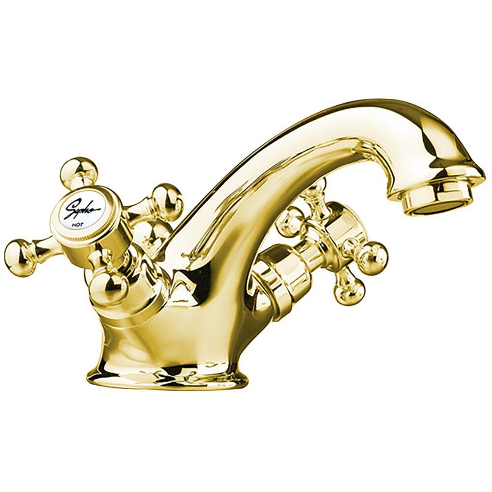 ANTEA Waschtischarmatur mit Ablaufgarnitur 65mm Gold