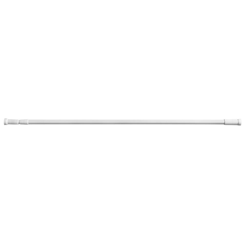 Teleskop-Duschstange 70-120cm, Aluminium, Weiß