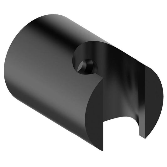 Brausehalter, Schwarz matt