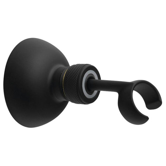 Brausehalter, drehbar, schwarz matt