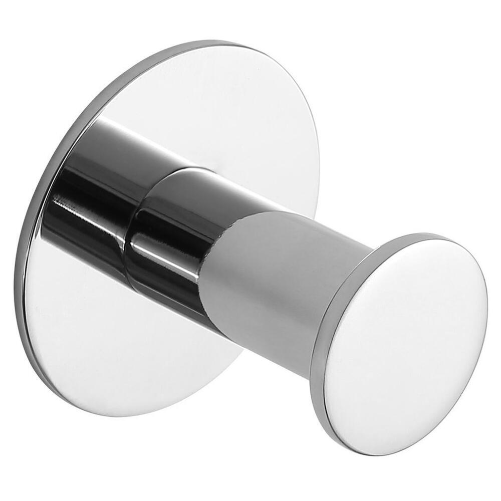 X-ROUND Haken Selbstklebend, polierter Edelstahl