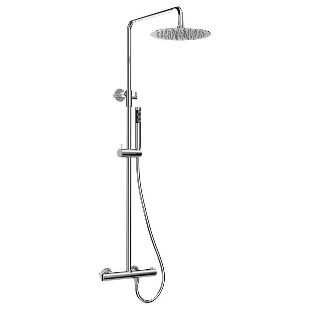 Duschsäule mit Thermostat-Armatur, Chrom