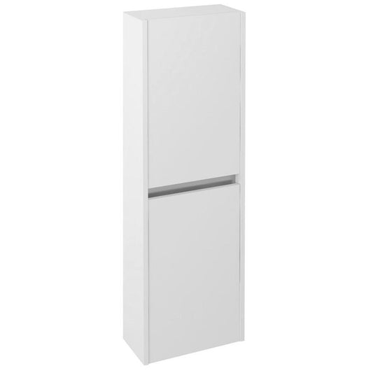 NIRONA hochschrank 40x140x20cm, 2x Tür, links/rechts, weiß