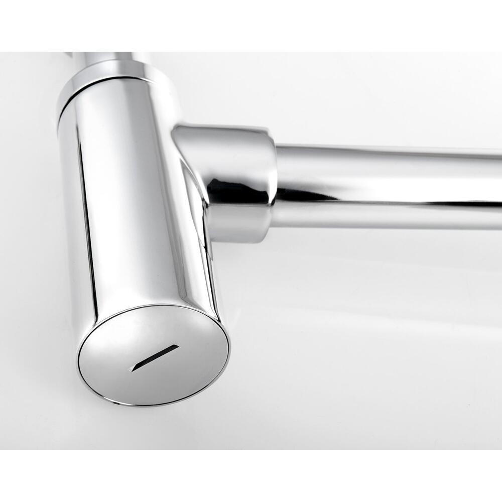 Waschtisch-Siphon 5/4", Durchmesser 32mm, rund, Chrom