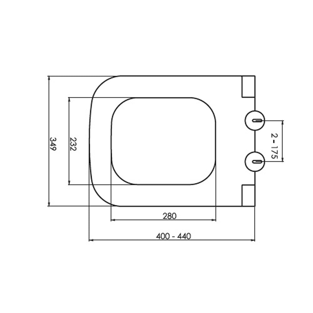 BELLO WC-Sitz, SLIM Soft Close, Weiß