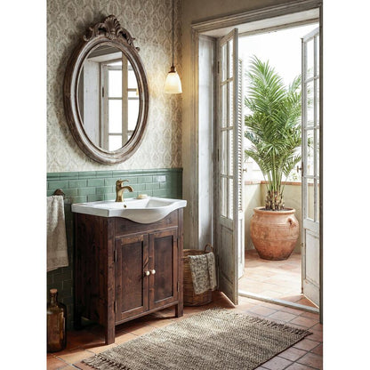 ZARA 65 Keramik-Waschbecken 64,5x46cm, Weiß