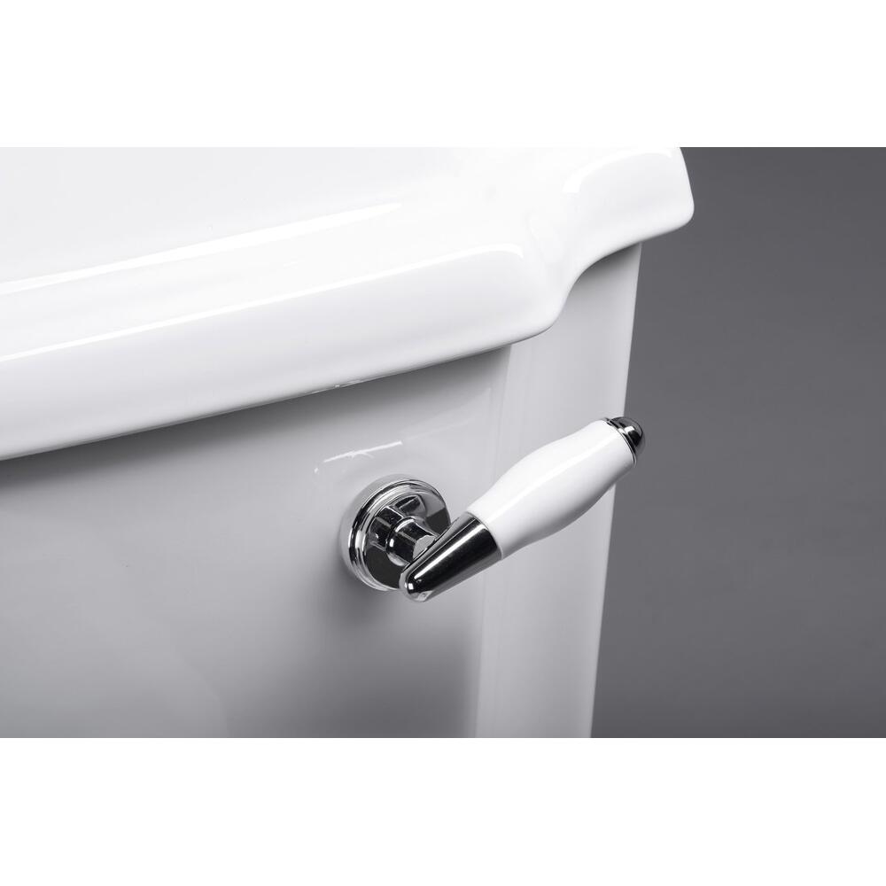 ANTIK Retro Kombi-WC + WC-Sitz, weiß