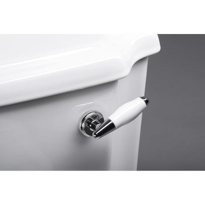 ANTIK Retro Kombi-WC + WC-Sitz, weiß