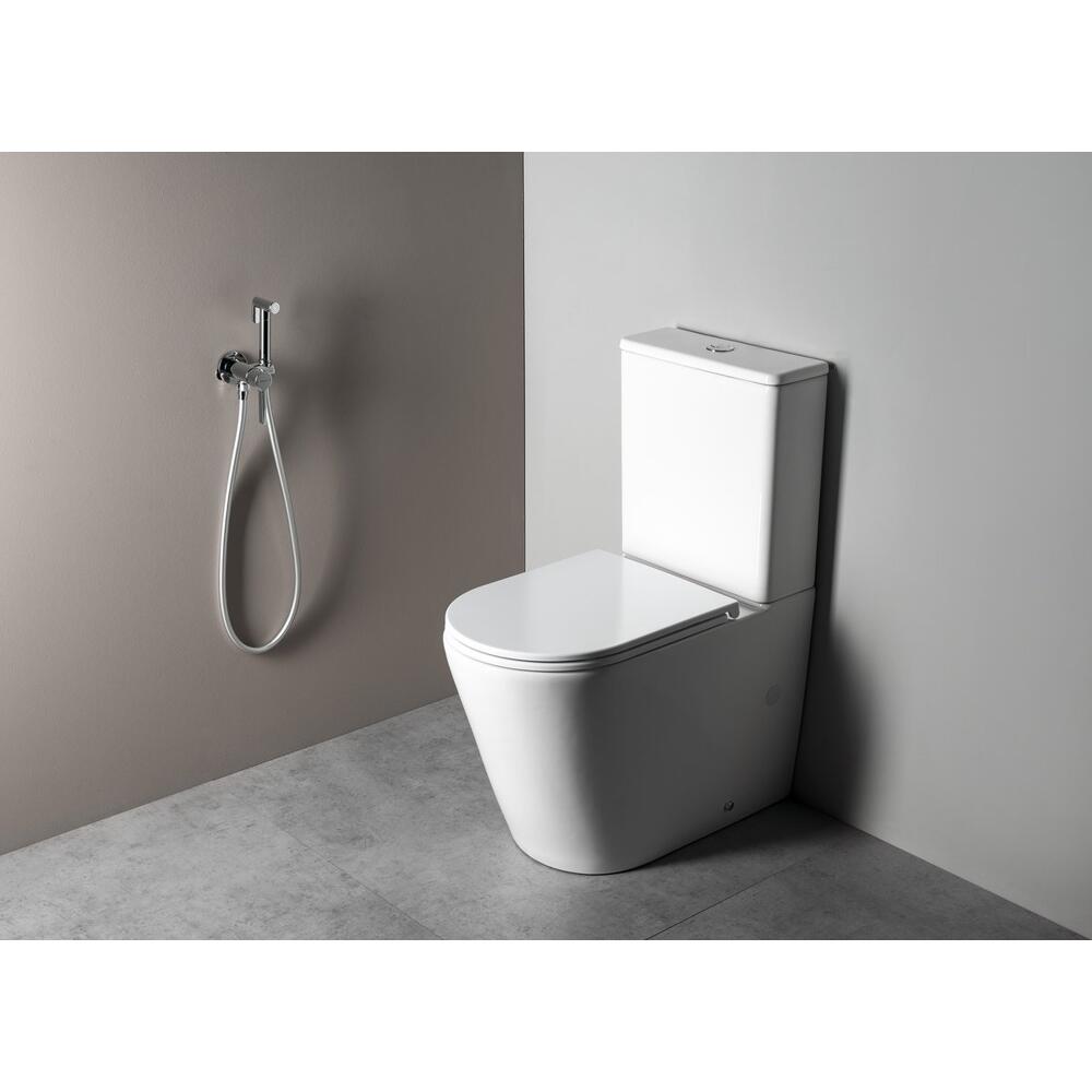 ICONIC Unterputz-Bidetarmatur mit Brausestop, rund, Chrom