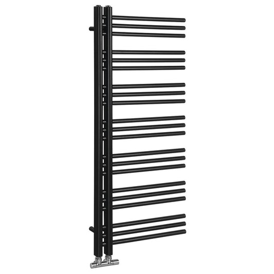 DORLION Badheizkörper 500x1200mm, Schwarz mat