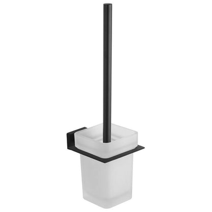 APOLLO Hänge WC-Bürste, Milchglas, Schwarz matt