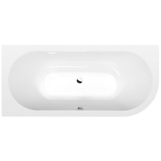 Raumspar Badewanne VIVA 185x80x47cm, links, weiß