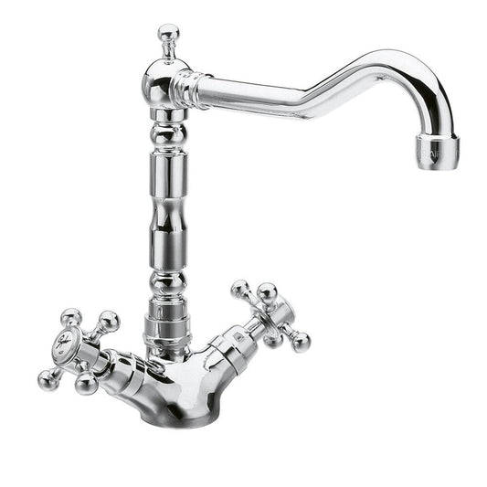 ANTEA Küchenarmatur mit Retro-Einlauf, 240mm, Chrom