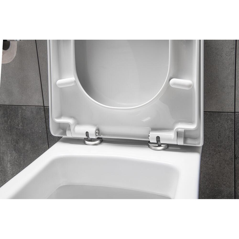 DONA WC-Sitz, Soft Close, Easy Take, Weiß