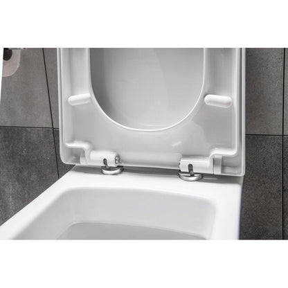 DONA WC-Sitz, Soft Close, Easy Take, Weiß