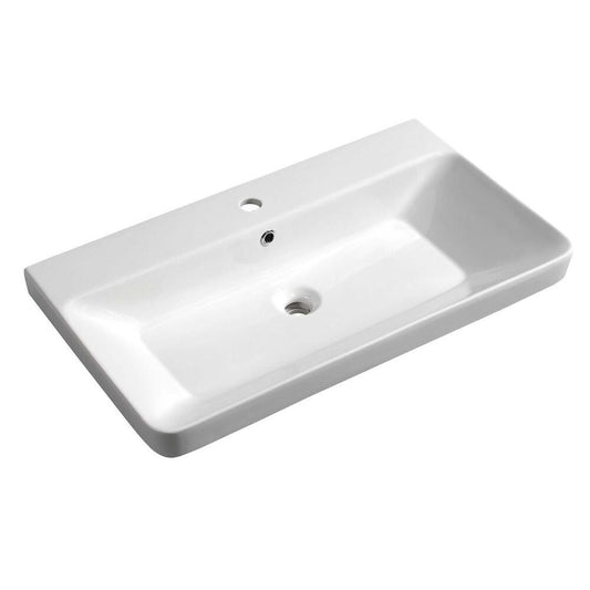 THALIE 80 Keramik-Waschtisch 80x46cm, weiss