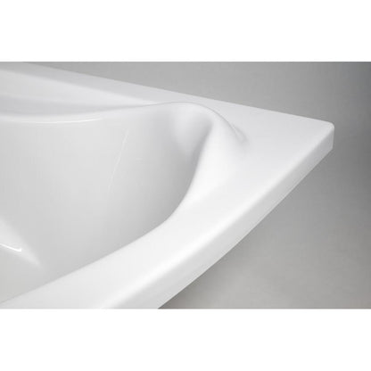 DUNJA Eckbadewanne 150x150x48cm, weiß