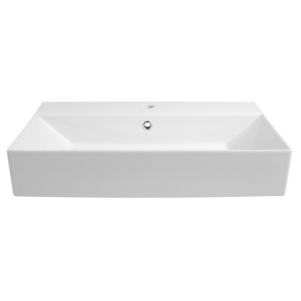 SISTEMA Keramik-Waschtisch 70x42cm, weiss