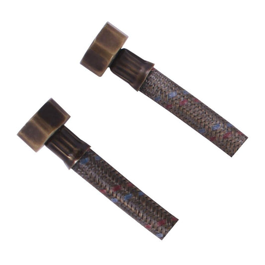 Flexibler Schlauch, Edelstahl FxF 1/2"x1/2", 40cm, Bronze