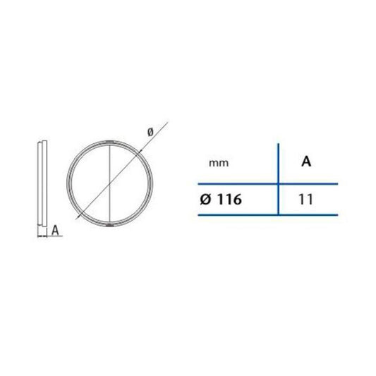 Rückschlagklappe 120mm
