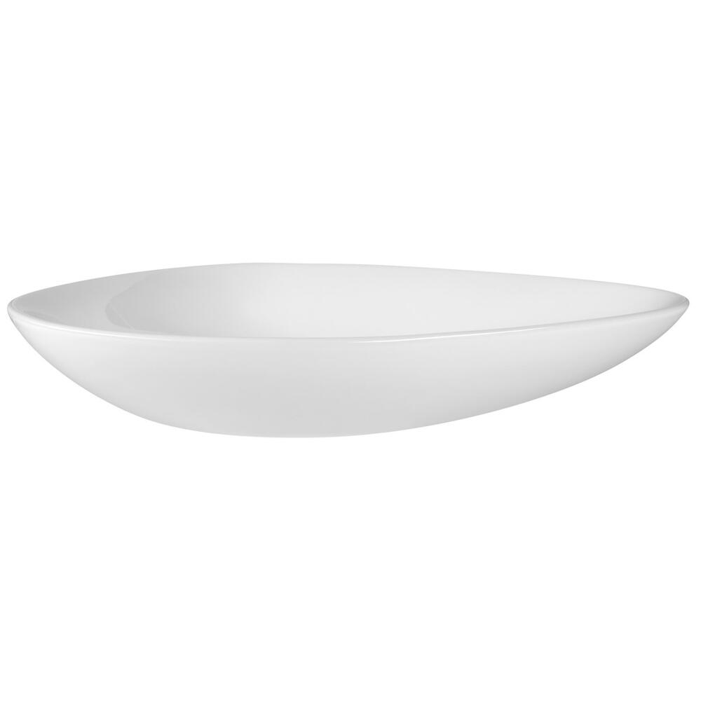 OVALI Keramik-Waschtisch 74x38,5cm, weiss