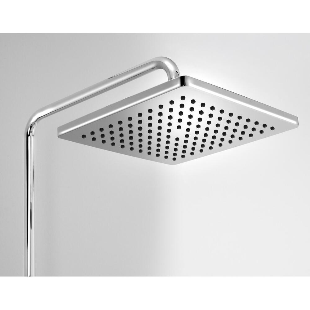 DARK Duschsäule mit Thermostat-Armatur, Chrom