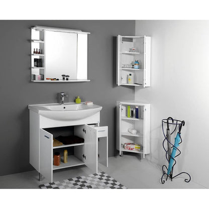 ZOJA/KERAMIA FRESH Eckschrank 35x78x35cm, weiß
