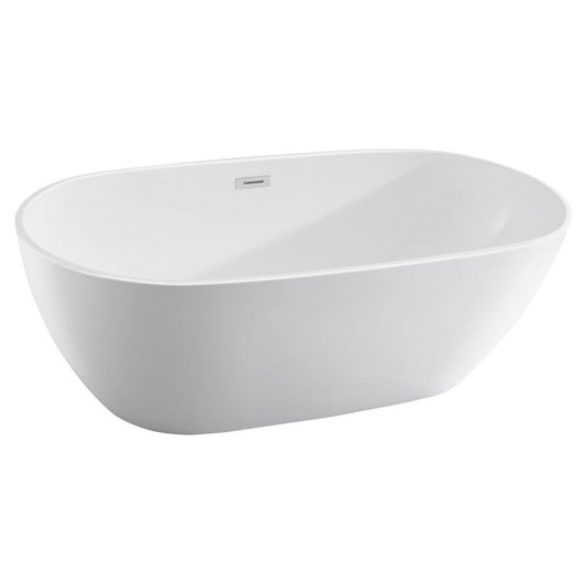 DOURO Freistehende Badewanne 180x82cm, weiß