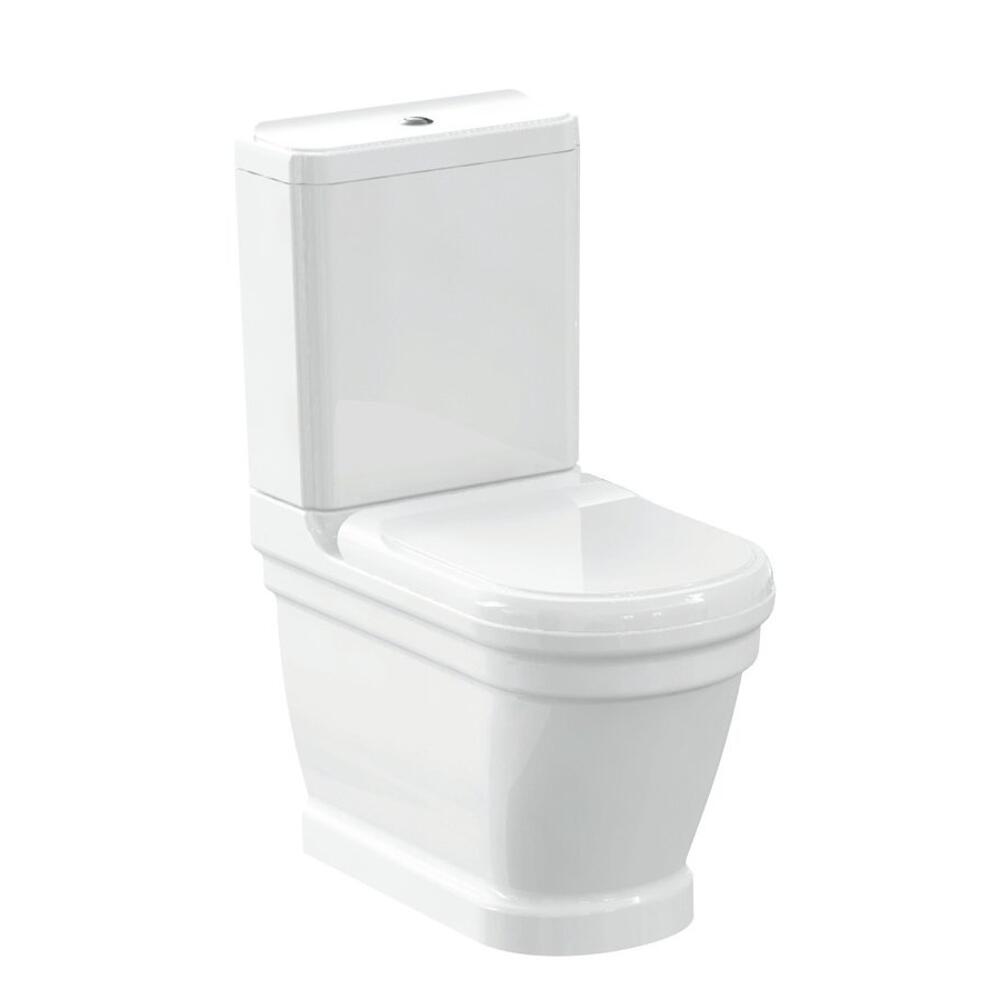 ANTIK Kombi-WC, Abgang waagerecht/senkrecht, 37x63cm, weiss