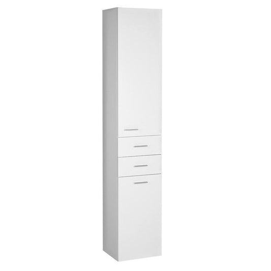 ZOJA/KERAMIA FRESH Hochschrank mit Wäschekorb 35x184x29cm, Weiß