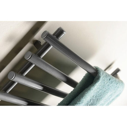 Handtuchtrockner elektrisch, 570x465mm, 72W, graues alu-metallic (RAL9007)