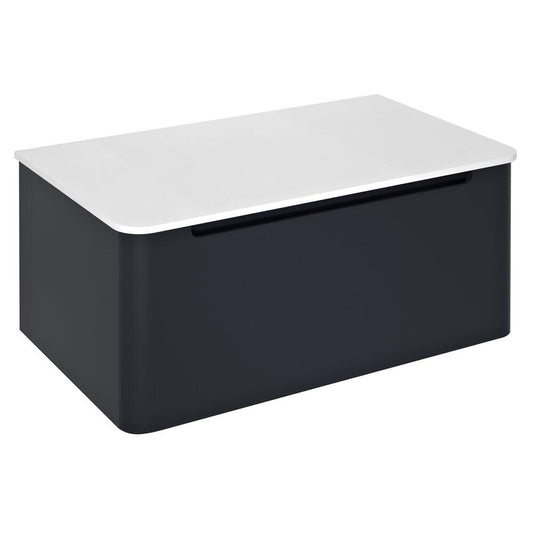 KERALA Unterschrank 80x35x47,5cm, 1x Schublade, Anthrazit matt