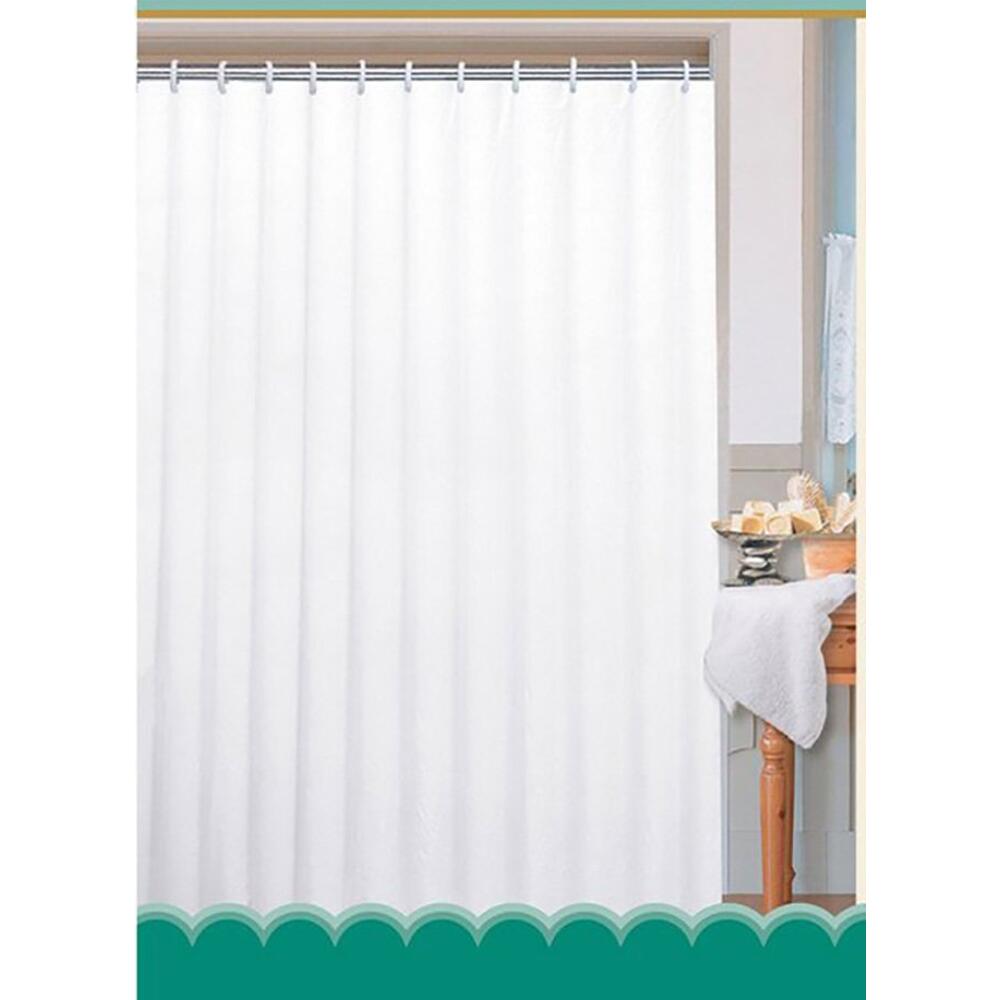 Duschvorhang 180x180cm, Polyester, weiß