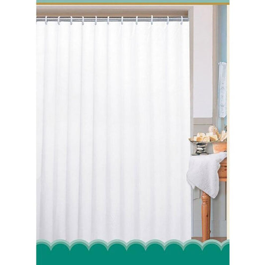 Duschvorhang 180x180cm, Polyester, weiß