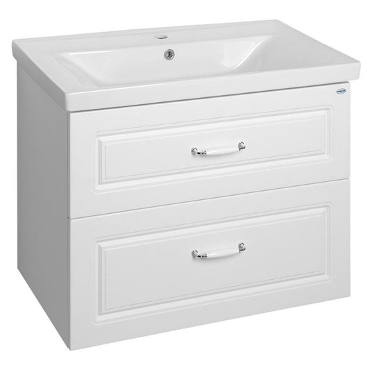 FAVOLO Unterschrank 76,5x60x44,6cm, Weiß matt