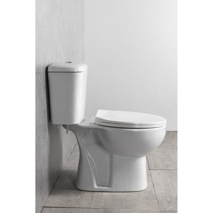 MANUEL Kombi-WC, Abgang senkrecht, weiß
