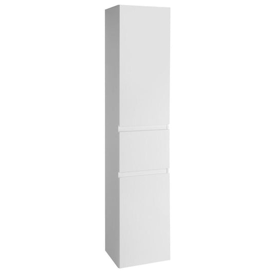 ALTAIR Hochschrank mit Wäschekorb 40x184x31cm, weiss