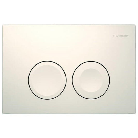 GEBERIT SIGMA30 Betätigungsplatte für 2-Mengen-Spülung, alpinweiß