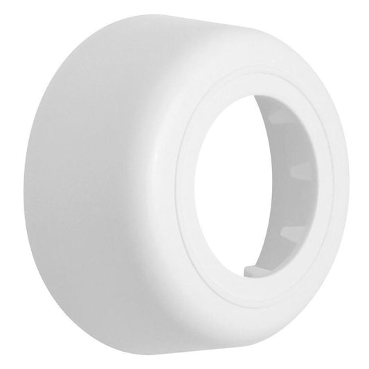 Rosette 85/40mm, Höhe 33mm, ABS/Weiß