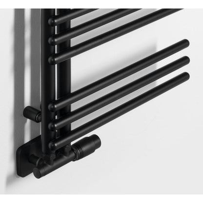 POSEIDON Badheizkörper 450x1540mm, Schwarz matt
