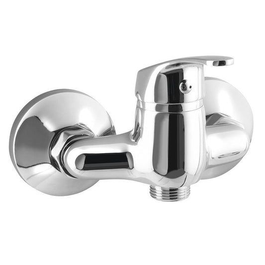 AQUALINE 35 Wand-Armatur 3/4", Abstand 100 mm, ohne Auslauf, Chrom